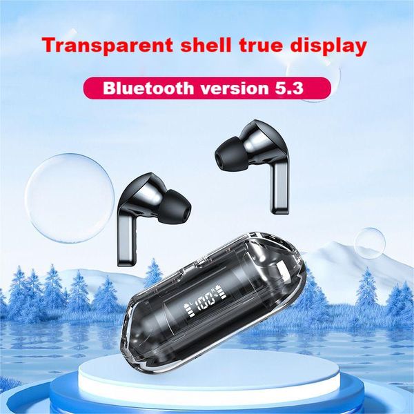 TWS Bluetooth-наушники Беспроводные наушники-вкладыши Модель TM20 Зеркальный экран Светодиодный дисплей Два наушника со встроенным микрофоном Высококачественные наушники