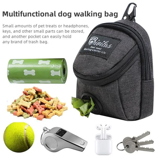 Cão portátil treinamento deleite saco ao ar livre pet bolsa filhote de cachorro lanche recompensa cintura cocô sacos 231114