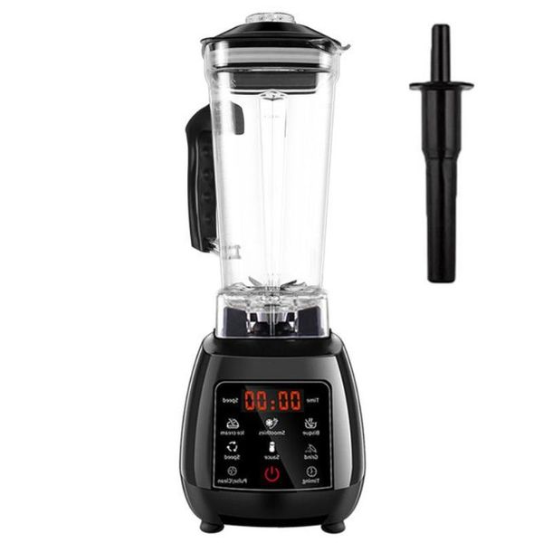 Freeshipping 3hp BPA Ücretsiz 2L Otomatik Dokunmatik Padde Profesyonel Blender Mikser Mukavameti Yüksek Güçlü Gıda İşçisi Buz Smoothies Meyve UQESD