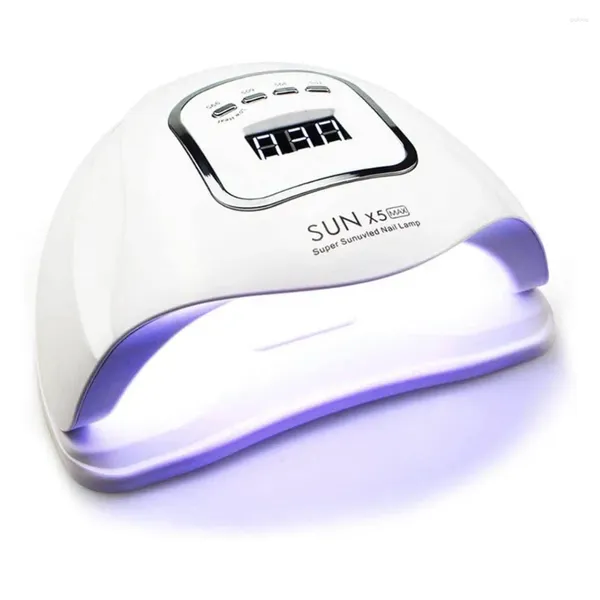 Secadores de unhas SUN-X5 MAX 150W UV LED Lâmpada 10/30/60/99s Temporizador Manicure Gel Secador Luzes