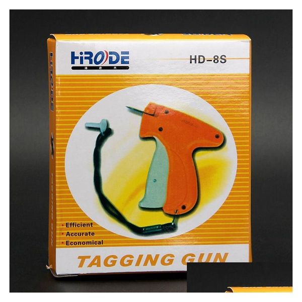 Tag Gun Atacado Regar Garment Price Label Tag Tagging Gun Guns Hd-8S 20 Pieces Up Drop Delivery Office School Business Industrial Re Dhyap