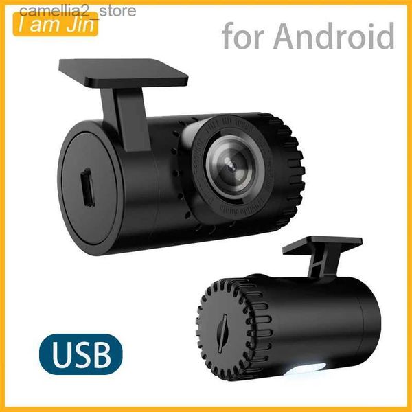 car dvr Auto DVRs 1080P HD USB Auto Video Kamera Nachtsicht Dash Cam Video Recorder Android 170 Weitwinkel auto Dashcam Versteckte Auto DVR Kamera Q231115