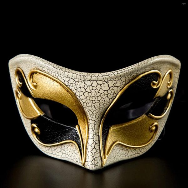 Suministros para fiestas Máscara veneciana Hombre para máscaras de disfraces Mardi Gras Masker Disfraz de Venecia de Halloween Carnaval Masque Exposición de escenario
