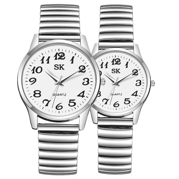 Orologi da donna Moda Uomo Donna Orologio da polso Coppia Flessibile cinturino elasticizzato Orologi al quarzo Orologio da uomo e da donna Regalo 231115