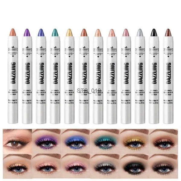 Ombretto Nuovo Ombretto Stick Donna Moda Eye Make Up Illumina Glitter Ombretto Matita Impermeabile Ombretto a lunga durata Eyeliner PenL231115