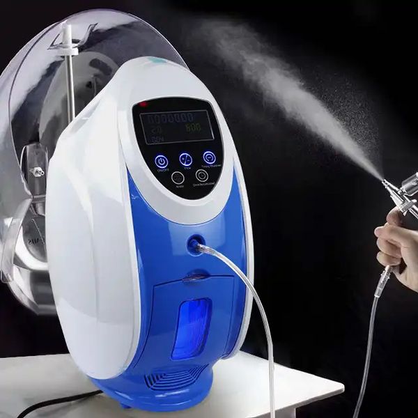 Corea Ossigenazione Cupola per il viso Maschera per ossigenoterapia Dome O2toDerm Ossigeno spray Jet Peel Oxigen Facial Machine Jet Derma