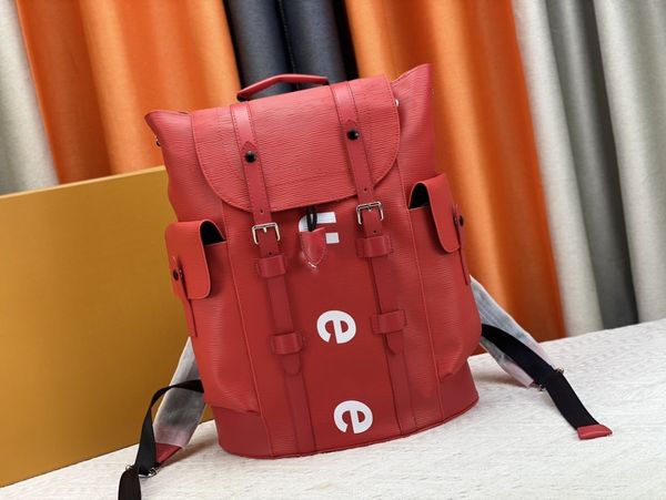 Дизайнерская сумка Сумка на плечо Christophers Сумка на плечо Мужская сумка Epi для багажа Высококачественная сумка Water Ripple Сумка для багажа Fall in love Рюкзак для путешествий на открытом воздухе N41379
