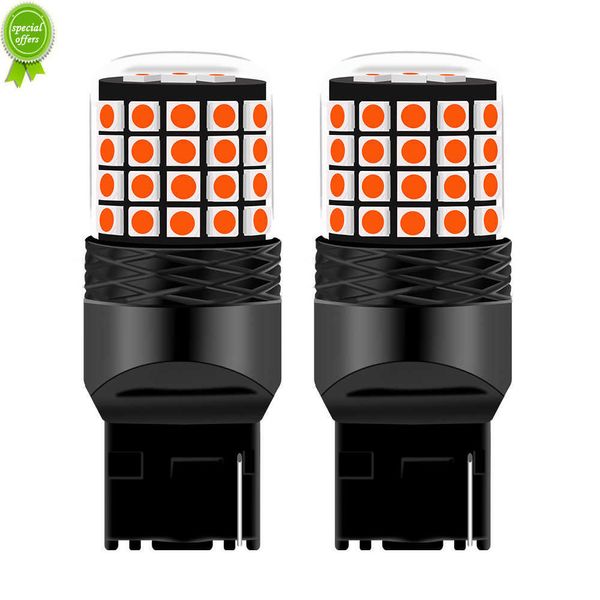 Yeni 2pcs 7440 W21W WY21W T20 7443 W21/5W 3157 P27/7W T25 BA15S P21W CANBUS LED PUM PY21W Bay15d P21/5W Tail Işıkları Sinyal Lambası