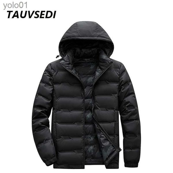 Parkas masculinas 6XL jaqueta de pato branco masculina para todas as estações casaco ultraleve embalável resistente à água e ao vento tamanho grande jaquetas finas com capuzL231115