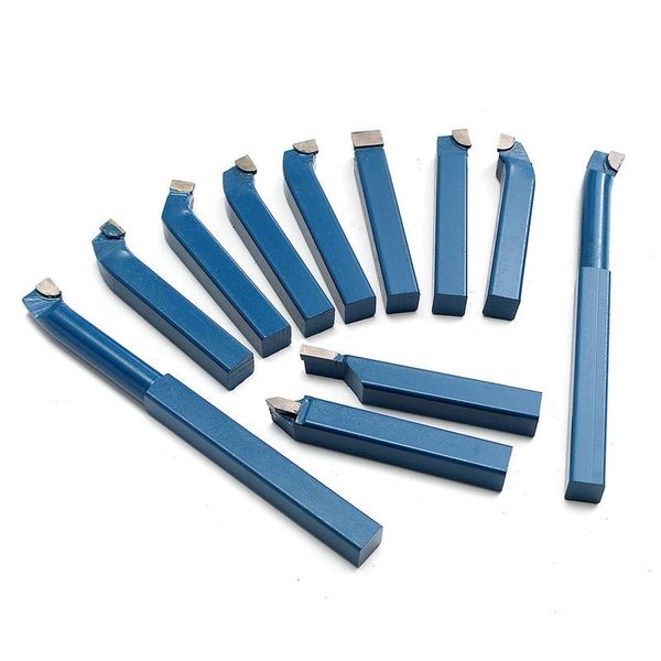 Freeshipping 10x10 Mm (3/8 pollici) Mini set di utensili per tornio in metallo per lavorazione dei metalli Tornio Filettatura Punta in metallo duro Taglio Tornitura Punta noiosa in metallo duro Dppoe