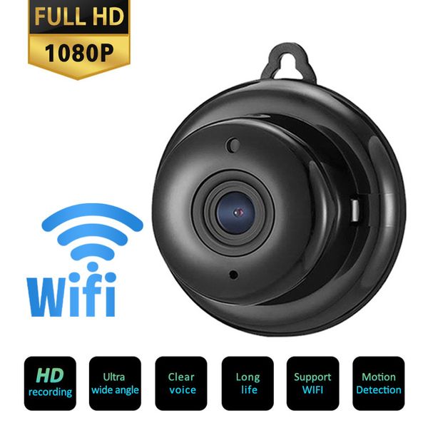 V380 Pro 1080p Kablosuz Mini WiFi Kamera IP Ev Güvenlik Cam CCTV Gözetim IR Gece Görme Hareket Tespit P2P Bebek Monitörü