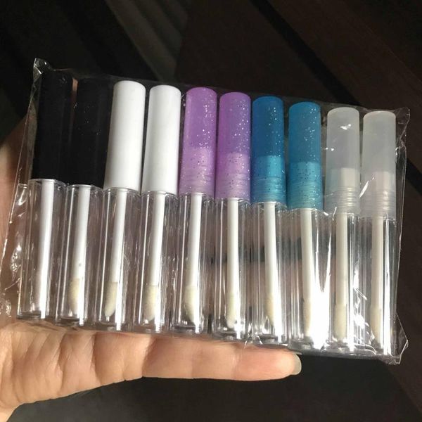 Vorratsflaschen Gläser 10/50 STÜCKE 1,3 ml Leere Lipgloss Tuben Bunte Glasur Flasche Mascara Wimpern Tube Verpackungsbehälter