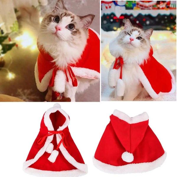 Katzenkostüme Lammsamt Halloween lustiger Umhang Haustier Weihnachtsumhang Kleidung verkleiden