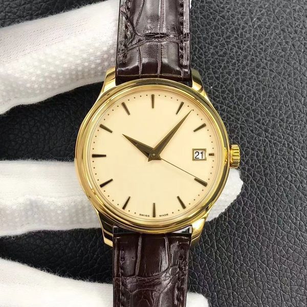 3K Luxury Watch PP 5227 Classical Series 39 mm Tischdicke 9,4 mm All-in-One 324 mechanisches Uhrwerk Aufzugsabdeckung im Offiziersstil