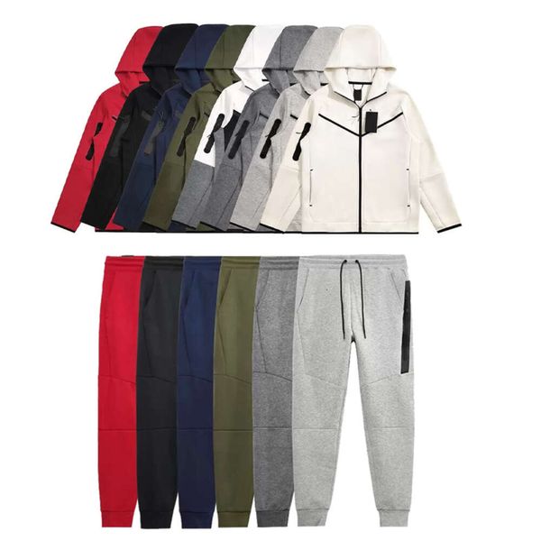 Mens Nake Tracksuit Tech Tech Trapstar Track Suits Hoodie Europe Basketball Football Rugby a due pezzi con pantaloni con cappuccio con cappuccio a maniche lunghe femminili Spring M-3XL