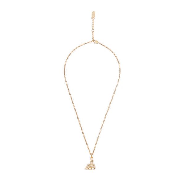 Designer Planet 18 Karat Gold Halskette Hochwertige Damen Halskette 40 cm Männlich Valentinstag Geschenk Frauen Nie Verblassen
