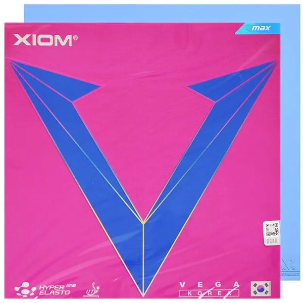 Накладки для настольного тенниса XIOM VEGA KOREA BLUE PINK, оригинальная цветная губка для пинг-понга 231114