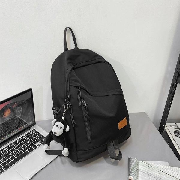 Рюкзак для мальчиков школьная сумка для учениц простой в стиле рюкзак
