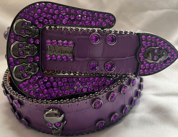 bb belt designer riem simon new BB Belt crown crystal headmens belt for women shiny diamond belts zwart op zwart blauw wit multicolour met bling strass g19