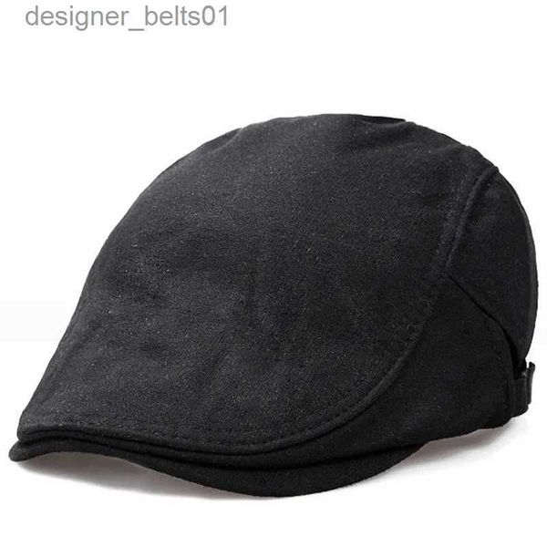 Baskenmützen Vater Geschenk Männliche Baskenmützen Mann Lässig Flache Spitze Efeu Hut Mittleren Alters und Alte Männer Newsboy Caps 55-59CML231115