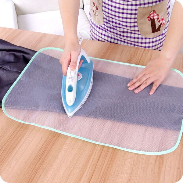 New Cloth Protective Press Mesh Insulation Ironing Board Mat Cover Against Pressing Pad Mini Iron Random Colors