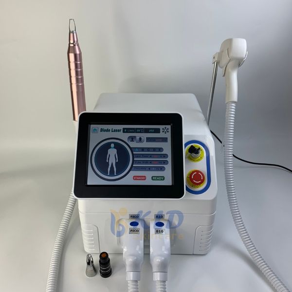 Немецкий диодный лазерный аппарат для удаления волос, пикосекундный лазер для удаления татуировок, 810 диодный лазерный прибор