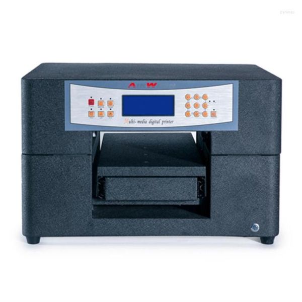Mini6 PVC ID Card Metal Printing Machine Stampante a base piatta UV LED A4 per cassa del telefono Po Frame