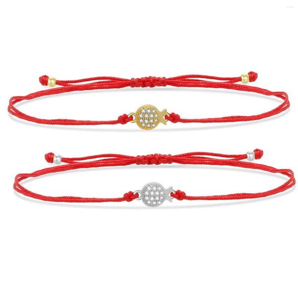 Charme Armbänder vergoldet Messing CZ Stein Mini Ananas Armband Frauen 2023 Mode Zirkonia Kristall Kleine Frucht Schmuck Geschenk