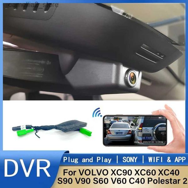 Car DVRs New!Plug and play Car DVR WiFi Dash Cam Camera 170FOV For VOLVO XC90 XC60 XC40 S90 V90 S60 V60 C40 for Polestar 2 Dashcam 1080P Q231115
