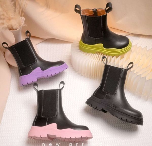 Scarpe per bambini Stivali Per bambini piccoli Designer Ragazze ragazzi stivali da ginnastica Pelle con calzature scarpe da ginnastica firmate giovani enfant Scarpe per bambini sneaker invernali 8ee