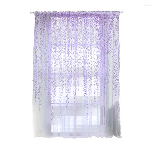 Vorhang für Mädchenzimmer, Fenster, Sichtschutz, Küche, Voile, transparente Farbtöne