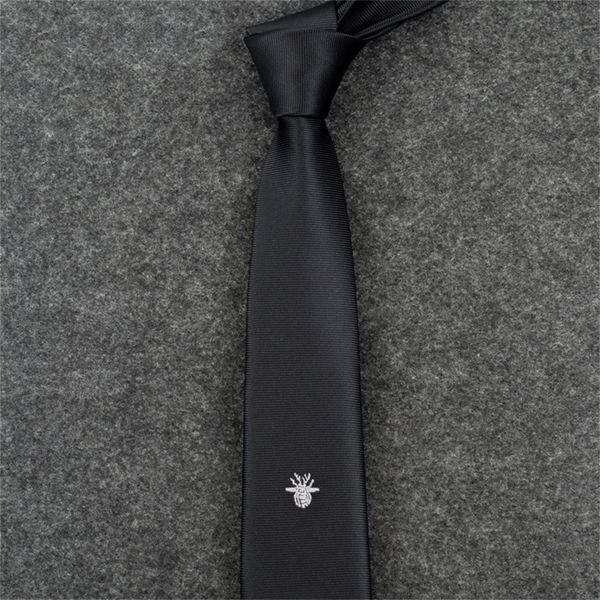 Tasarımcı kravat erkek kadın moda kravat desen mektup kravat ters harf takım elbise kravat