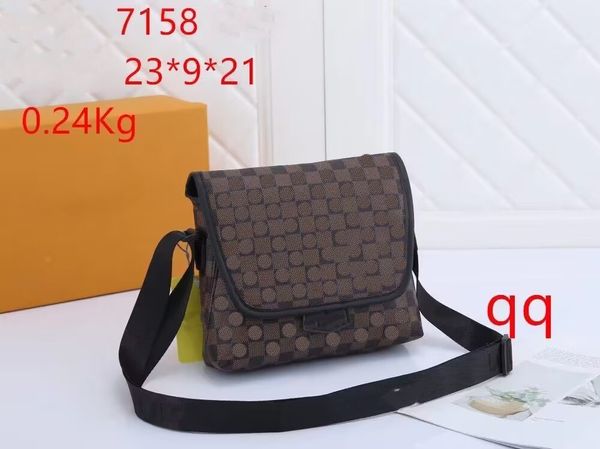 Messenger Çanta Tuval Erkek Üçlü Bölge Gezgin Aerogram Studio Studio Crossbody Bag Moda Pu Deri Erkek Omuz Çantası Cüzdan Noel Hediyesi