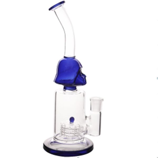 Mini Dab Rig da 11,2 pollici Bong di vetro spesso colorato Narghilè Tubi dell'acqua Rig petroliferi Bong