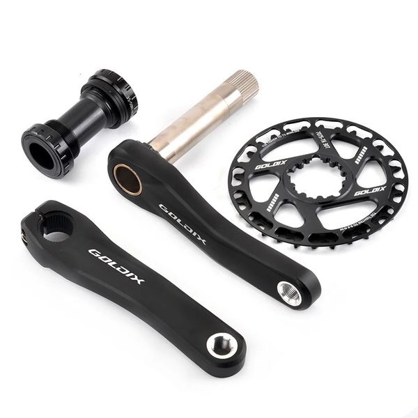 Bisiklet grupları UltraLight Çocuk Bisiklet Krankı 110 127 140 150 155 160mm İçi Boş Kid's Crankset Desteği 7 12speed Parça 231115