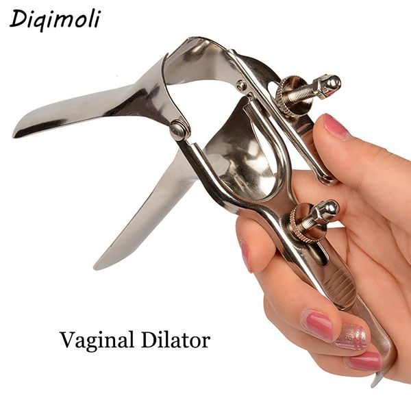 Toys adultos Dilator vaginal Metal Puring Vagina Expansão Dispositivo de expansão Vagina Expander Snoop Tools vaginal Casais Flertando brinquedos sexuais para mulheres 230414