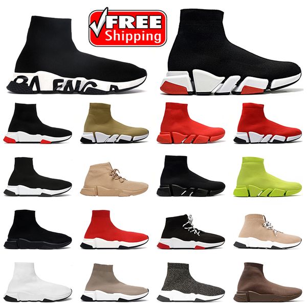 balenciaga speed trainer balencigas Trainer 2.0 Calzino Scarpe  ginnastica di velocità Calzini di lusso Runner Stivali Mocassini Scarpe da allenamento in maglia per【code ：L】