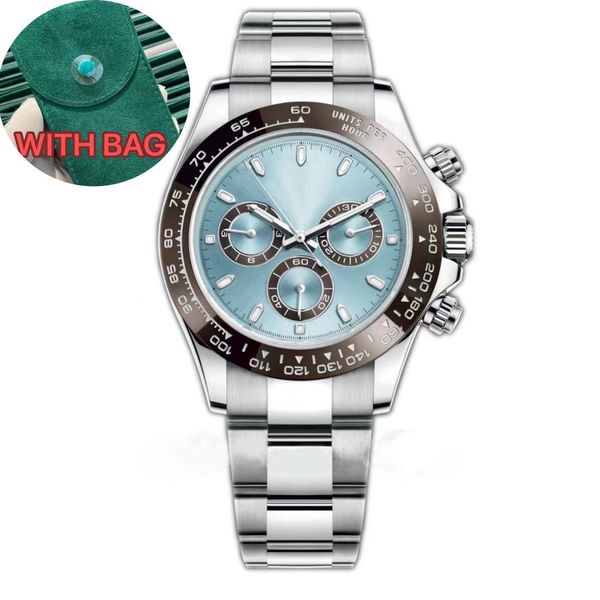 Orologio da uomo di lusso Reloj Dayton orologi di alta qualità Orologio 2813 MOVIMENTO AUTOMATICA Sapphire impermeabile con scatola con borsa verde Orologio di Lusso Montre QC AAA