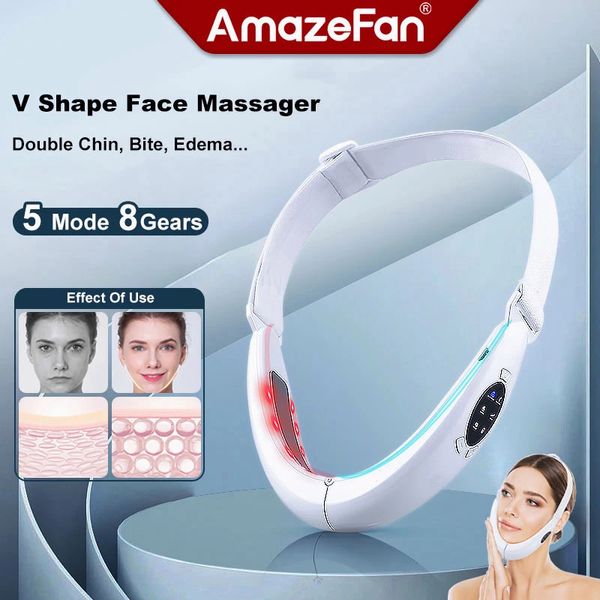 Устройства для ухода за лицом AmazeFan, инструмент для похудения лица, Beauty V, подтягивающая и подтягивающая повязка для удаления прикусных мышц, женская спецификация 231115
