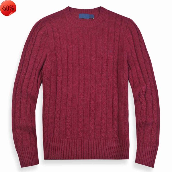 Maglioni da uomo Maglione da uomo Girocollo Mile Wile Polo Maglioni classici Maglia in cotone per il tempo libero Felpa calda Maglione Pullover dalla s alla taglia 2xl