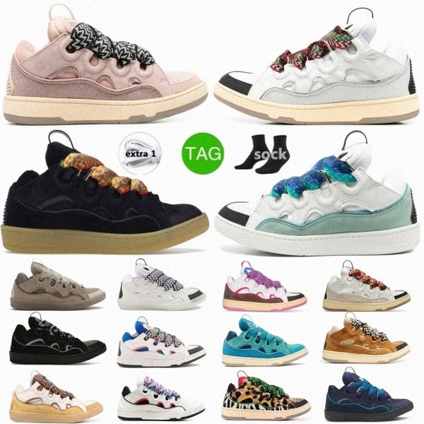 Lavin curb Dept. Rosa pallido Nero Bianco Avorio Grigio Verde scuro Azzurro Gomma Beige Multicolor Turchese Viola uomo donna Scarpe casual sneakers p0ia #