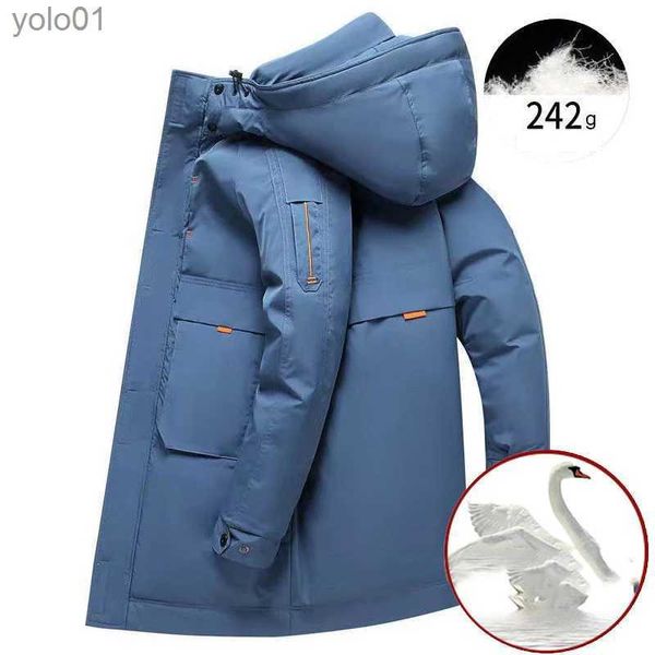 Parkas masculinas aquecidas casaco masculino jaquetas loja pato branco roupas de trabalho ao ar livre casacos masculinos jaqueta de intensificação original de alta qualidade ukL231115