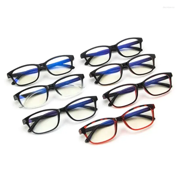 Солнцезащитные очки Простые очки Сверхлегкая оправа Студенческие прозрачные линзы Компьютерные очки