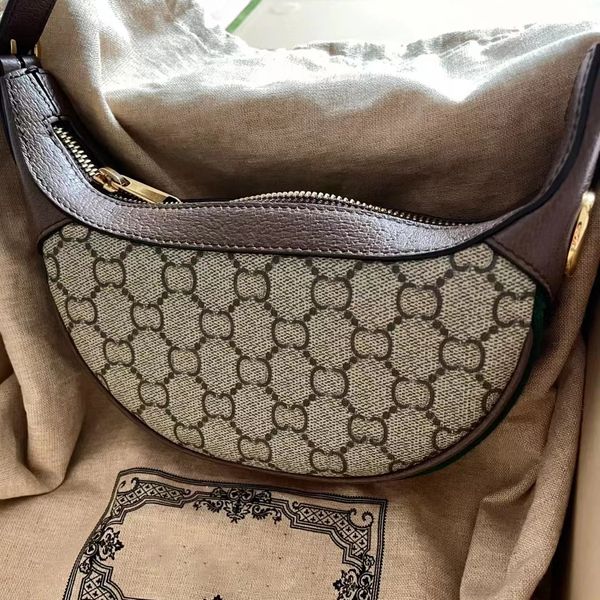 Mezza luna Ophidia viaggio G designer Borse a tracolla da donna Le nuove borse da donna di lusso portafogli in tela Borsa mini pochette in nylon da uomo pochette a tracolla borsa sotto le ascelle