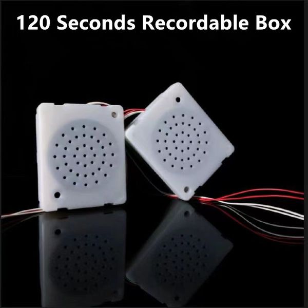 Regali fai-da-te per le vacanze Modulo sonoro 120s per giocattoli Carillon Sound Chip vocale Sound Box per regali personalizzati ripieni di peluche