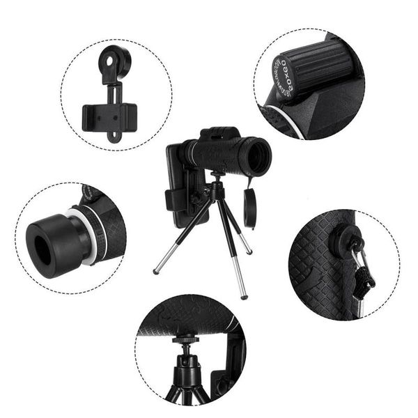 FreeShipping Monocular 50x60 80x100 Binóculos Zoom de alta qualidade Grande telescópio portátil militar HD caça profissional Duwje