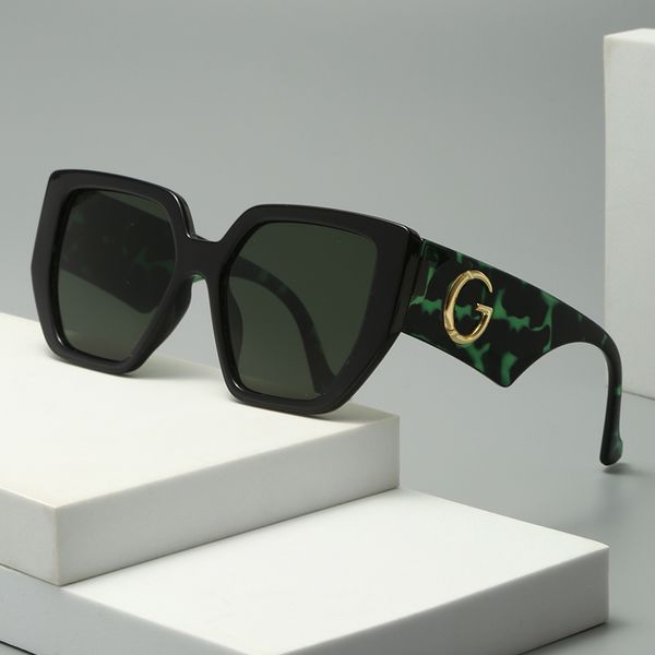 дизайнерские солнцезащитные очки Мужские женские солнцезащитные очки с буквами роскошные очки в оправе с буквами солнцезащитные очки для женщин большие поляризованные солнцезащитные очки для пожилых людей UV400 Защита 6040
