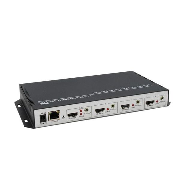 Codificador de vídeo HD-MI H264 de 4 canais Codificação de perfil de linha de base H264 Videoconferência importante para quatro pessoas Wxpmj