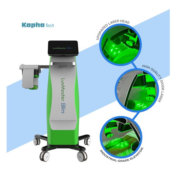 Schlankheits- und Verschönerungsmaschine 532NM Green Laser Body Conturing Celluite Reduzieren Sie die vertikale Ausrüstung