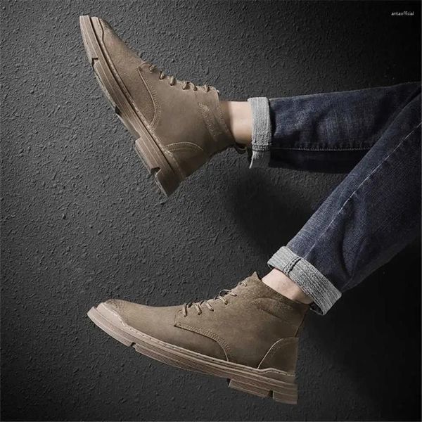 Stivali Tan Antiscivolo Mocassino estivo da uomo Scarpe alte Scarpe da ginnastica Marito Sport 2023g Denti Designer diversi